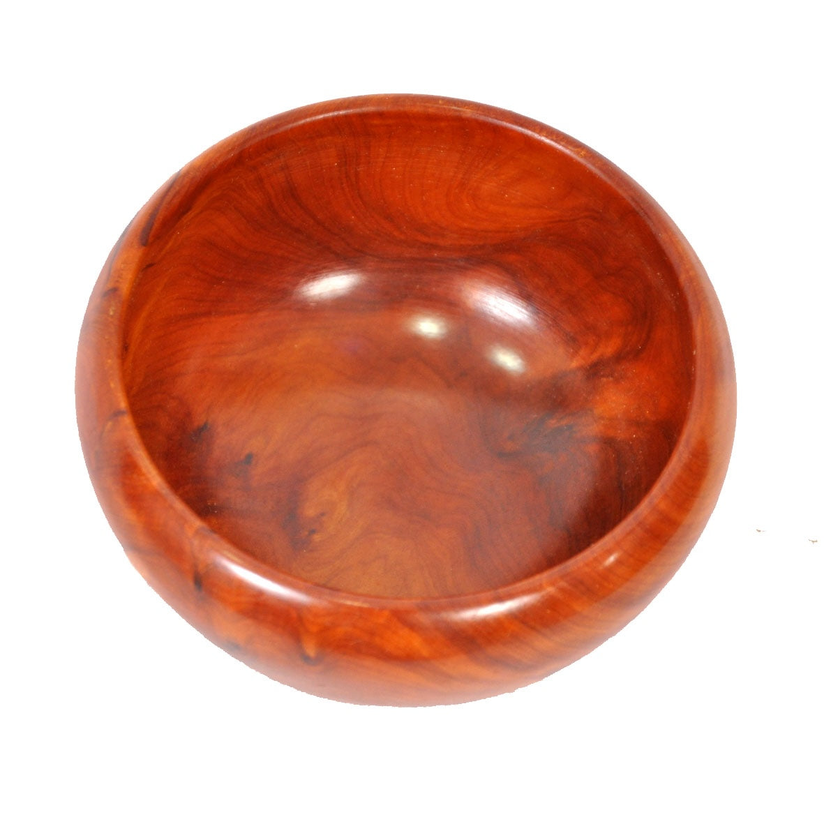 Solid Thuya Wood Artisan Serving Bowl