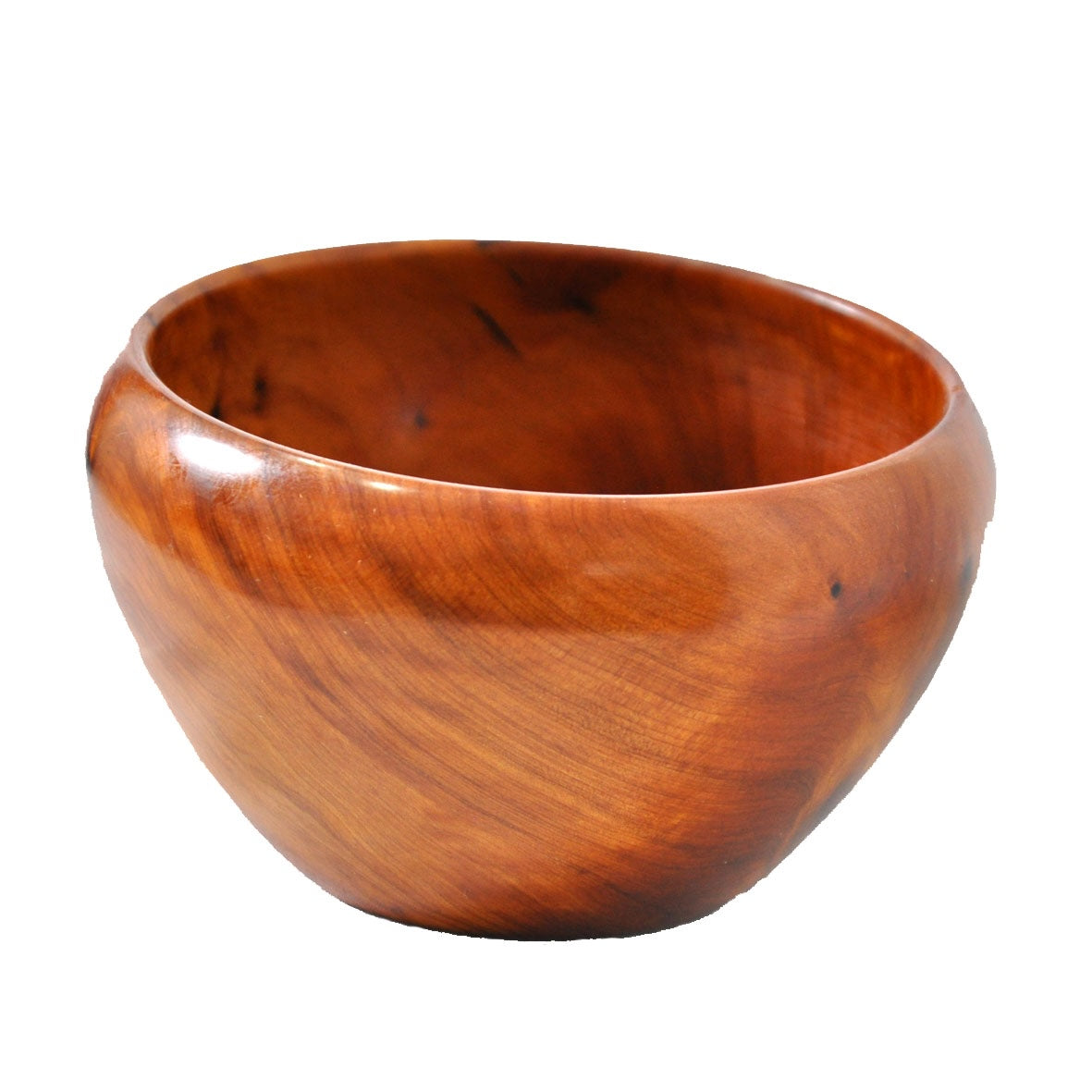 Solid Thuya Wood Artisan Serving Bowl